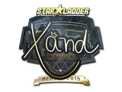 Sticker | xand (Gold) | Berlin 2019 image