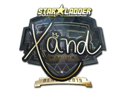 Sticker | xand (Gold) | Berlin 2019 image