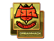 Sticker | HellRaisers (Gold) | DreamHack 2014 image
