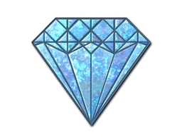 Sticker | Blue Gem (Glitter) image