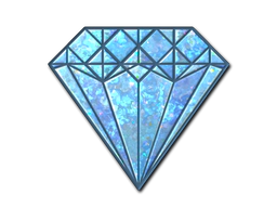 Sticker | Blue Gem (Glitter) image