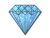 Sticker | Blue Gem (Glitter) image