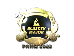 Sticker | BLAST.tv (Gold) | Paris 2023 image