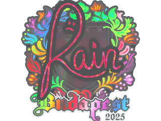 Sticker | rain (Holo) | Budapest 2025