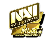 Sticker | Natus Vincere (Gold) | MLG Columbus 2016 image
