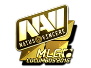 Sticker | Natus Vincere (Gold) | MLG Columbus 2016 image
