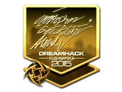 Sticker | GeT_RiGhT (Gold) | Cluj-Napoca 2015 image