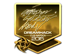 Sticker | GeT_RiGhT (Gold) | Cluj-Napoca 2015 image