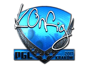 Sticker | k0nfig (Foil) | Krakow 2017 image