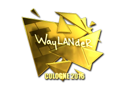Sticker | wayLander (Gold) | Cologne 2016 image