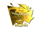 Sticker | wayLander (Gold) | Cologne 2016 image