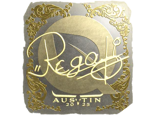 Sticker | regali (Gold) | Austin 2025