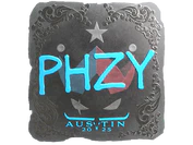 Sticker | phzy (Foil) | Austin 2025 image
