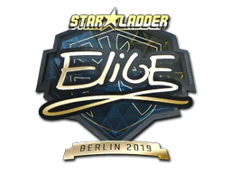 Sticker | EliGE (Gold) | Berlin 2019 image