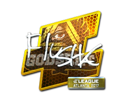 Sticker | flusha (Foil) | Atlanta 2017 image