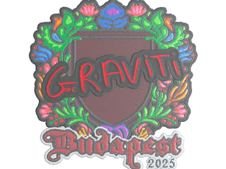 Sticker | Graviti (Embroidered) | Budapest 2025