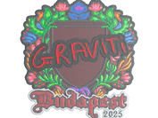 Sticker | Graviti (Embroidered) | Budapest 2025 image