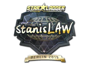 Sticker | stanislaw (Gold) | Berlin 2019 image