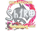 Sticker | sh1ro (Champion) | Shanghai 2024 image