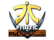Sticker | Fnatic (Foil) | Krakow 2017 image