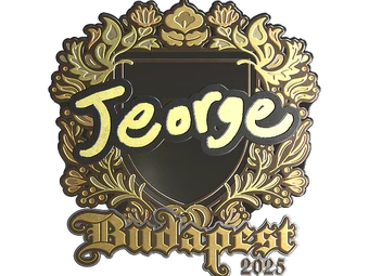 Sticker | jeorge (Gold) | Budapest 2025 image