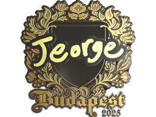 Sticker | jeorge (Gold) | Budapest 2025