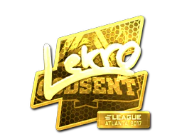 Sticker | Lekr0 (Gold) | Atlanta 2017 image