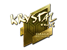 Sticker | kRYSTAL (Gold) | Boston 2018 image