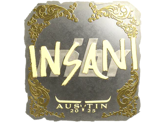 Sticker | insani (Gold) | Austin 2025 image