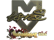 Sticker | torzsi (Gold) | Shanghai 2024 image