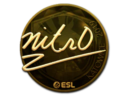 Sticker | nitr0 (Gold) | Katowice 2019 image