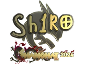 Sticker | sh1ro (Gold) | Shanghai 2024 image