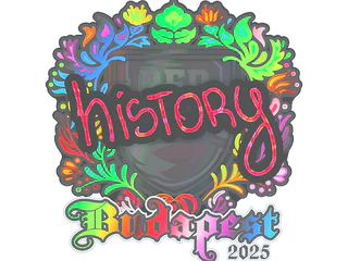 Sticker | History (Holo) | Budapest 2025