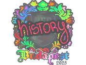Sticker | History (Holo) | Budapest 2025 image