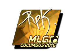 Sticker | RpK (Gold) | MLG Columbus 2016 image