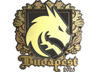 Sticker | Team Spirit (Gold) | Budapest 2025 image