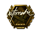 Sticker | autimatic (Gold) | London 2018 image