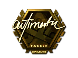 Sticker | autimatic (Gold) | London 2018 image