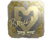Sticker | Brollan (Gold) | Austin 2025 image