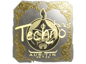 Sticker | Techno4K (Gold) | Austin 2025 image