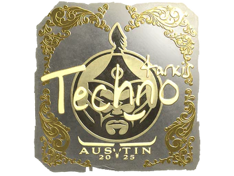 Sticker | Techno4K (Gold) | Austin 2025 image