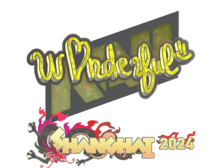 Sticker | w0nderful (Glitter) | Shanghai 2024