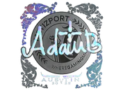 Sticker | adamb (Holo) | Austin 2025 image