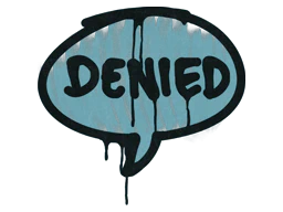 Sealed Graffiti | Denied (Wire Blue)