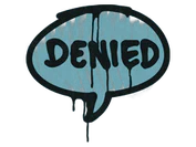 Sealed Graffiti | Denied (Wire Blue) image