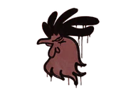 Sealed Graffiti | Cocky (Brick Red) image