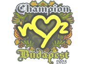 Sticker | ropz (Champion) | Budapest 2025 image
