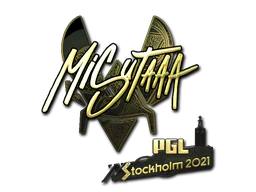 Sticker | misutaaa (Gold) | Stockholm 2021 image