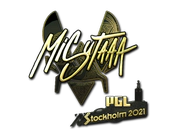 Sticker | misutaaa (Gold) | Stockholm 2021 image