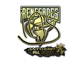 Sticker | ins (Gold) | Antwerp 2022 image